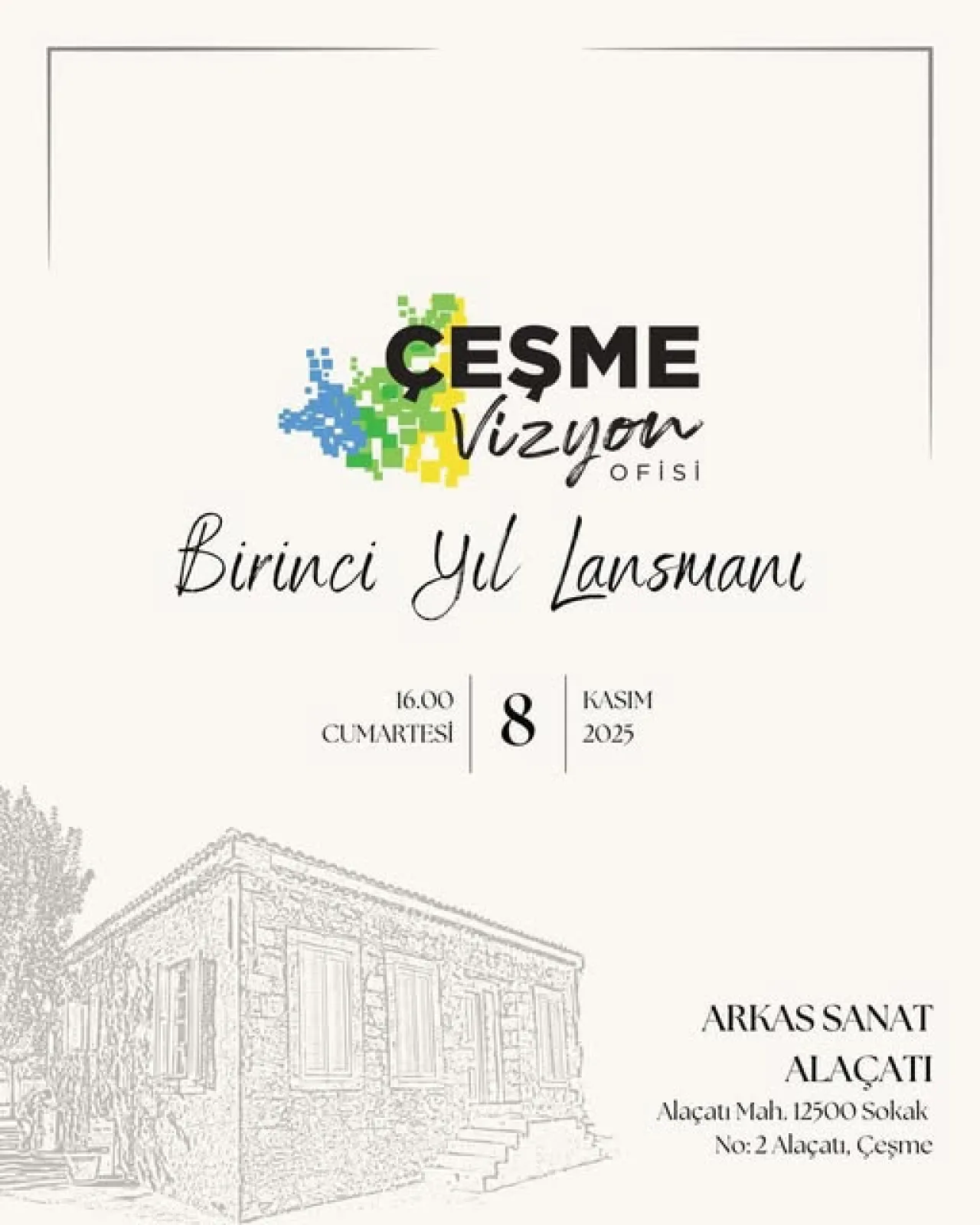 Çeşme Vizyon Ofisi, Birinci Yılını Alaçatı'da Lansmanla Kutluyor