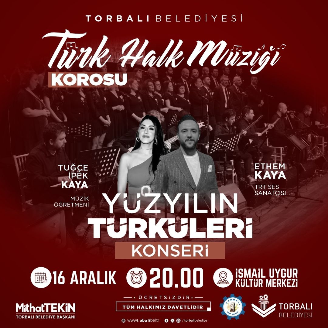 İzmir'in Torbalı ilçesinde unutulmaz bir müzik akşamı: 