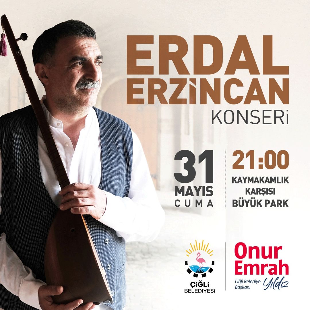 İzmir Çiğli’de Erdal Erzincan Konseri