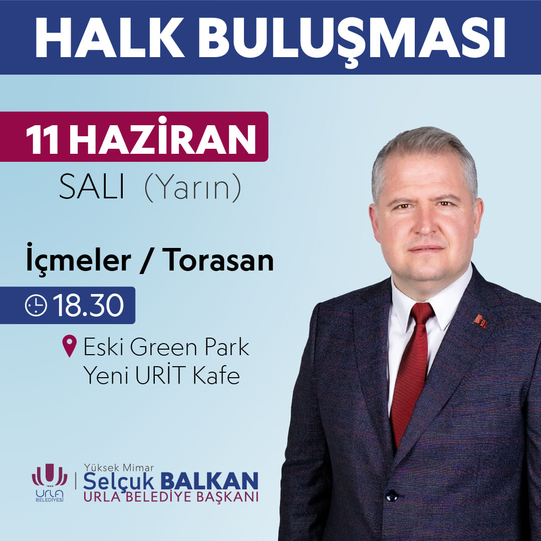 İzmir Urla Belediyesi, Halk Buluşmaları İçin Sahaya İniyor