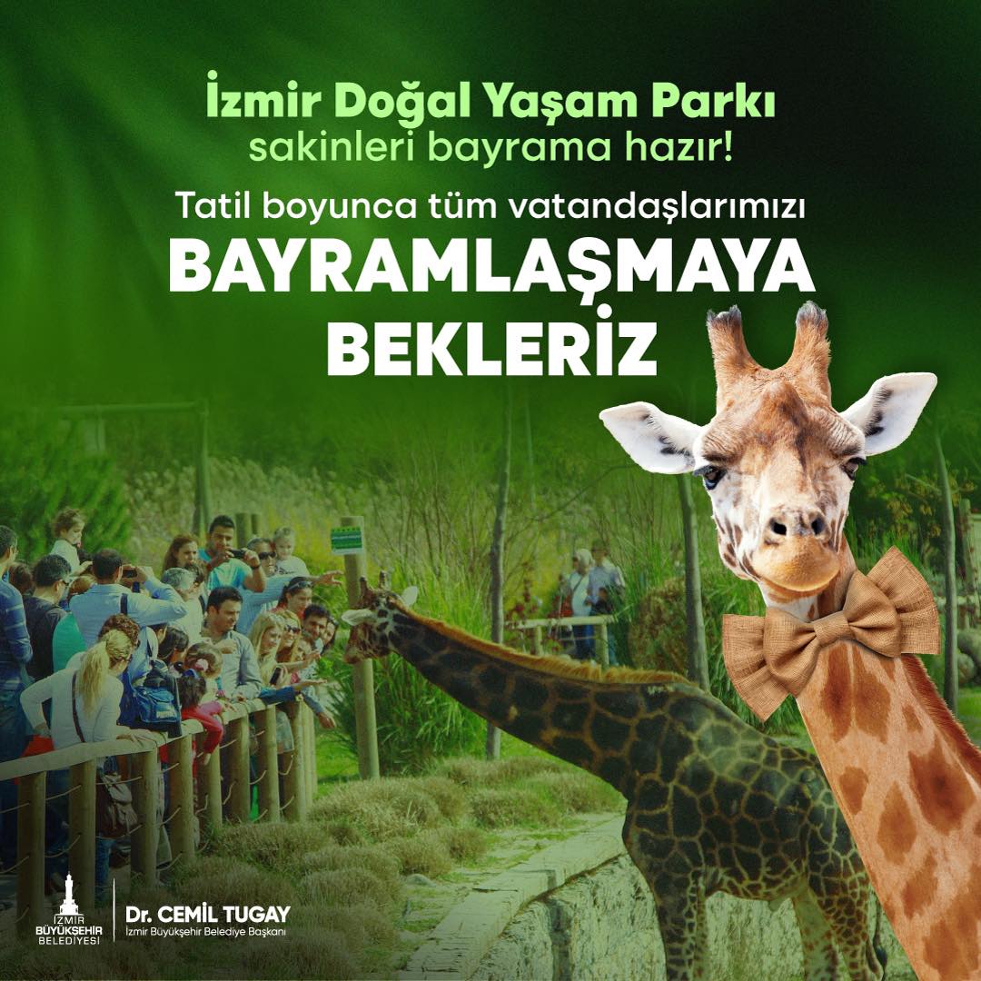 İzmir Doğal Yaşam Parkı, Kurban Bayramı Boyunca Ziyaretçilerini Ağırlayacak