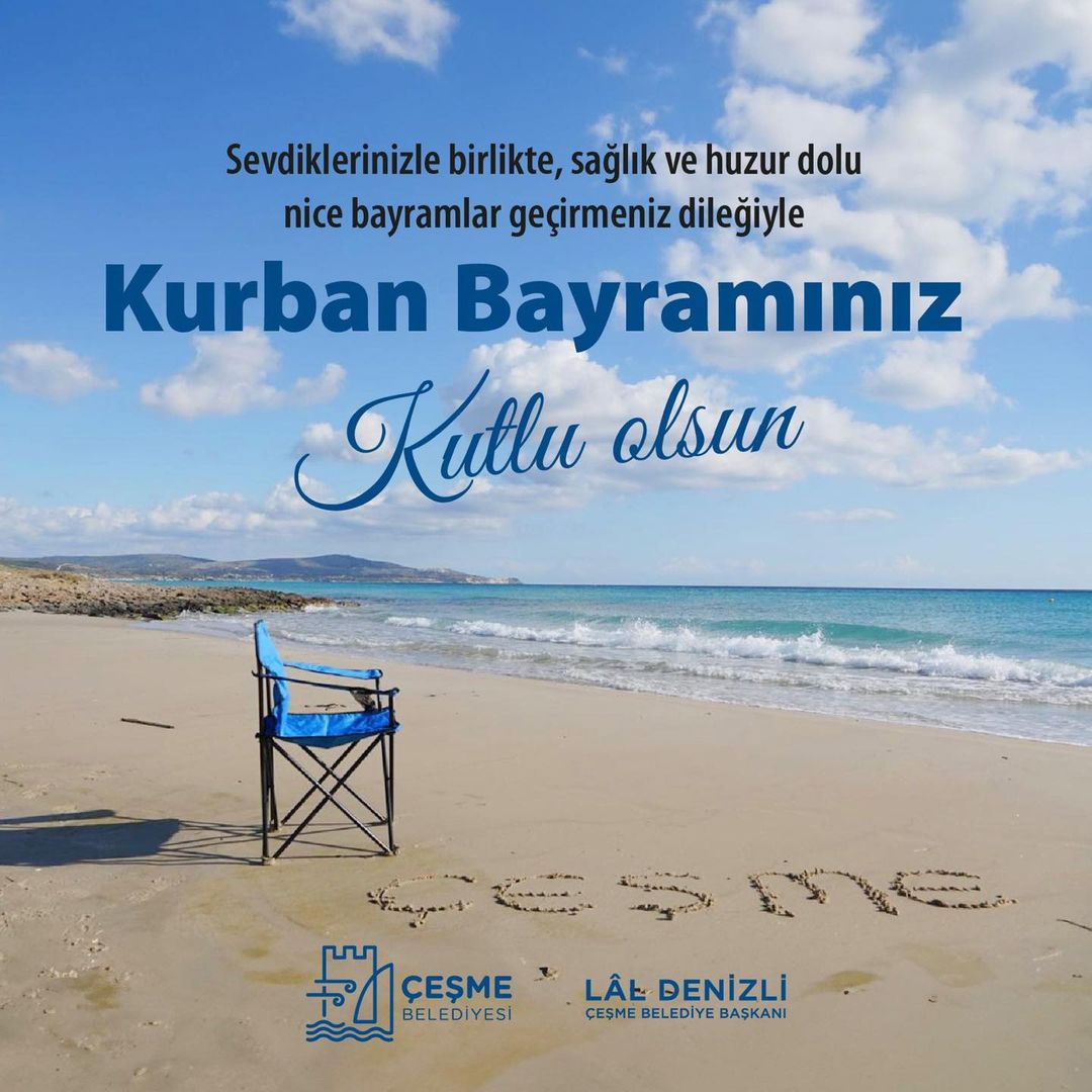 Çeşme Belediyesinden Kurban Bayramı İçin Önlemler ve Kutlama Mesajı