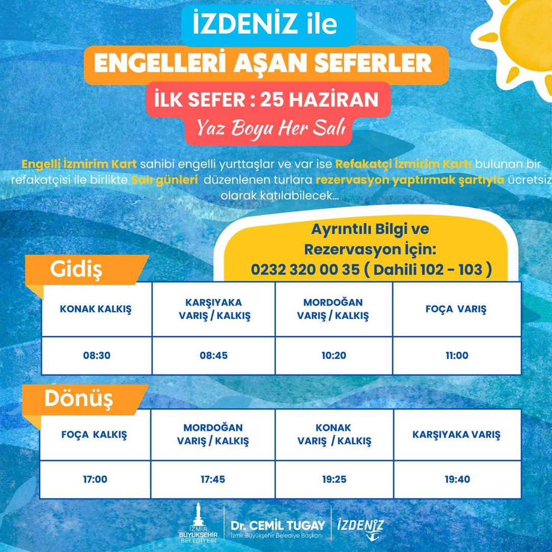 İzmir'de Engelleri Aşan Deniz Seferleri Başlıyor