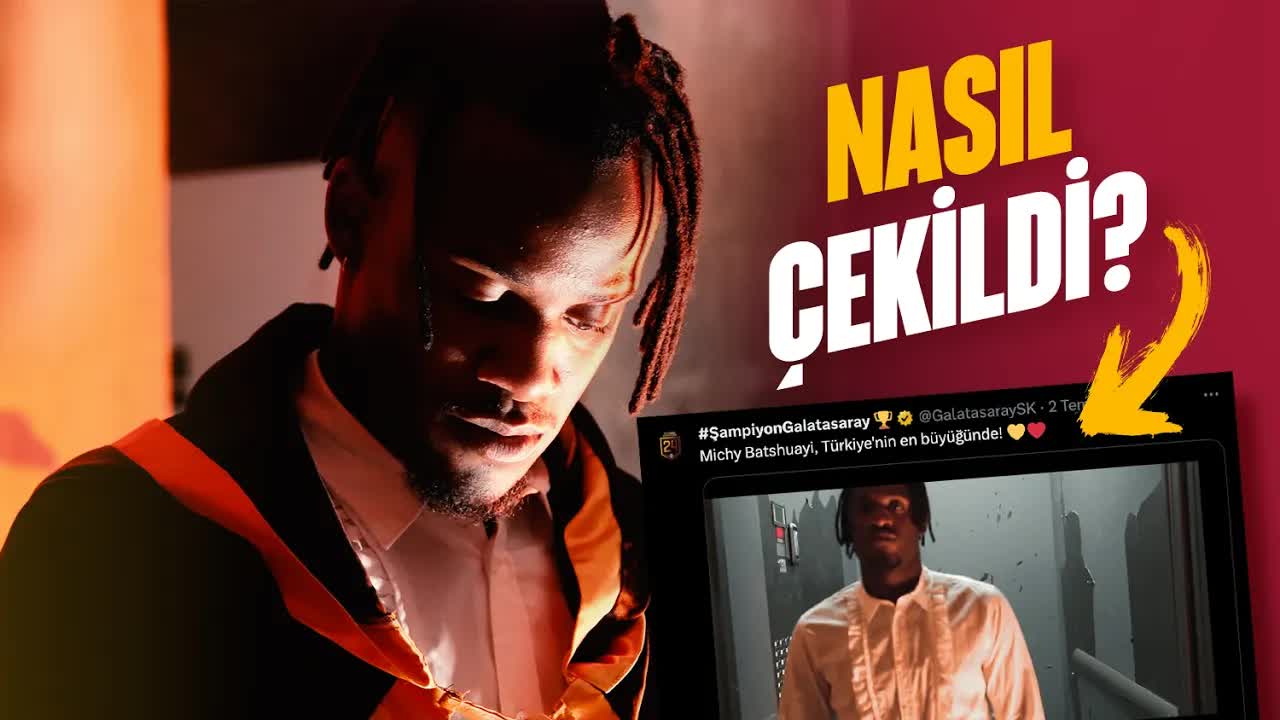 Galatasaray, Michy Batshuayi'nin Transferine Özel Bir Video Yayınladı