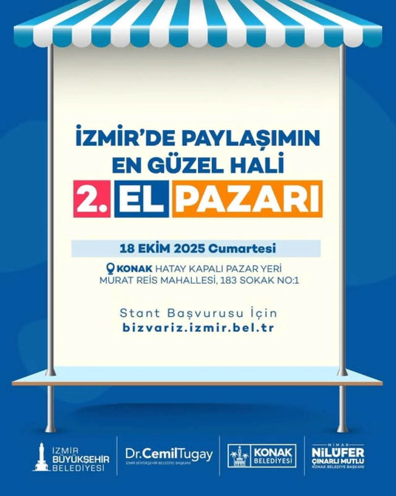 İzmir'de Dayanışma Ruhu: Konak'ta 2. El Pazarı ile Aile Bütçesine Destek