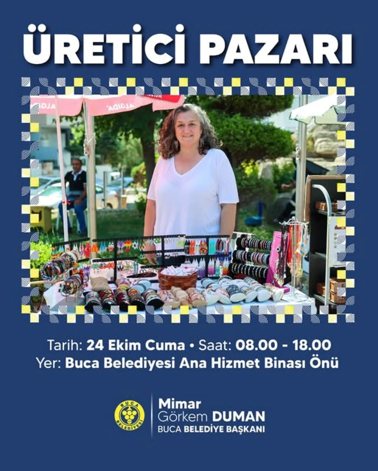 Buca'da Üretici Pazarı 24 Ekim'de Açılıyor